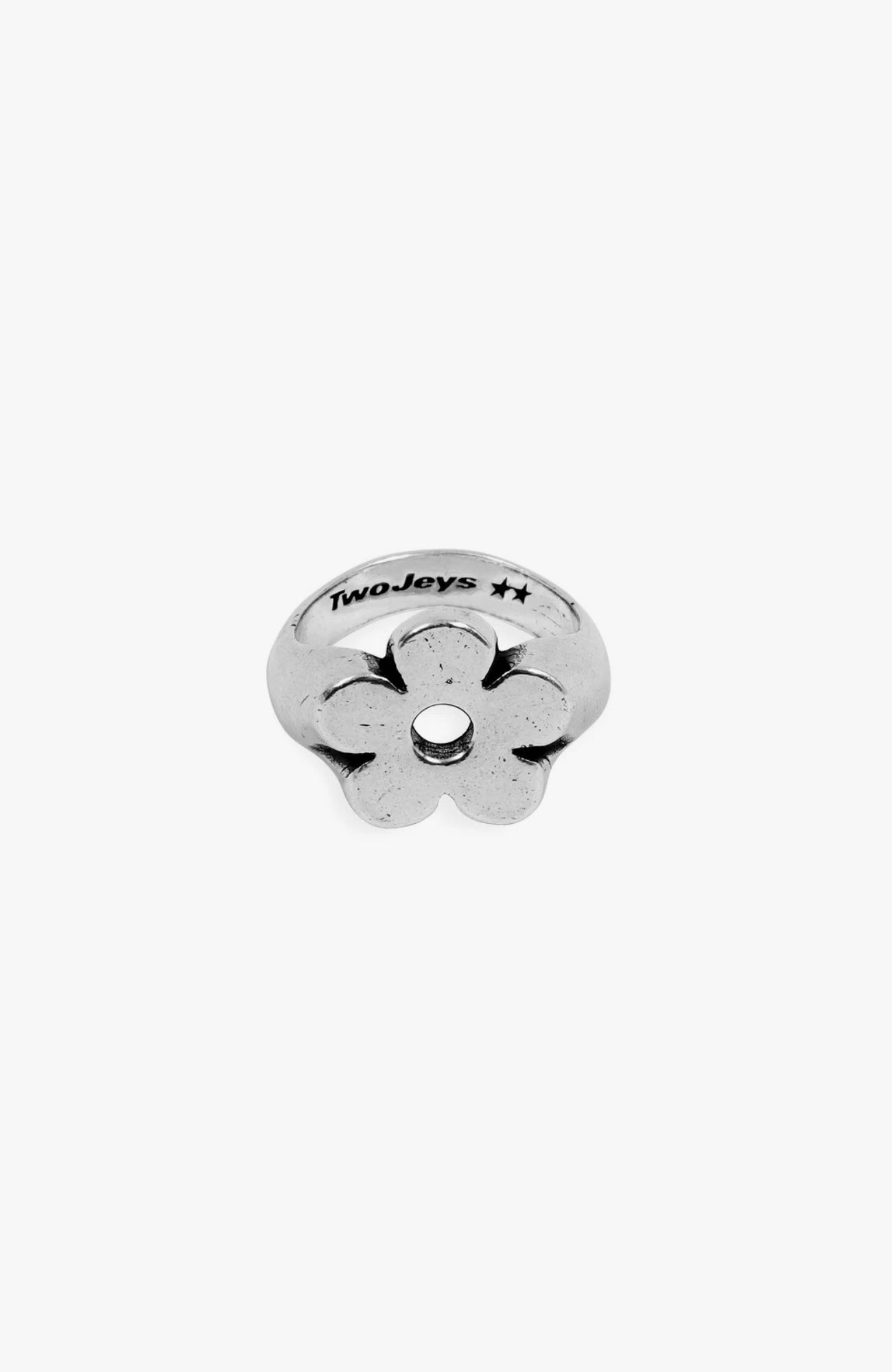 TwoJeys - Flower Ring | Silver