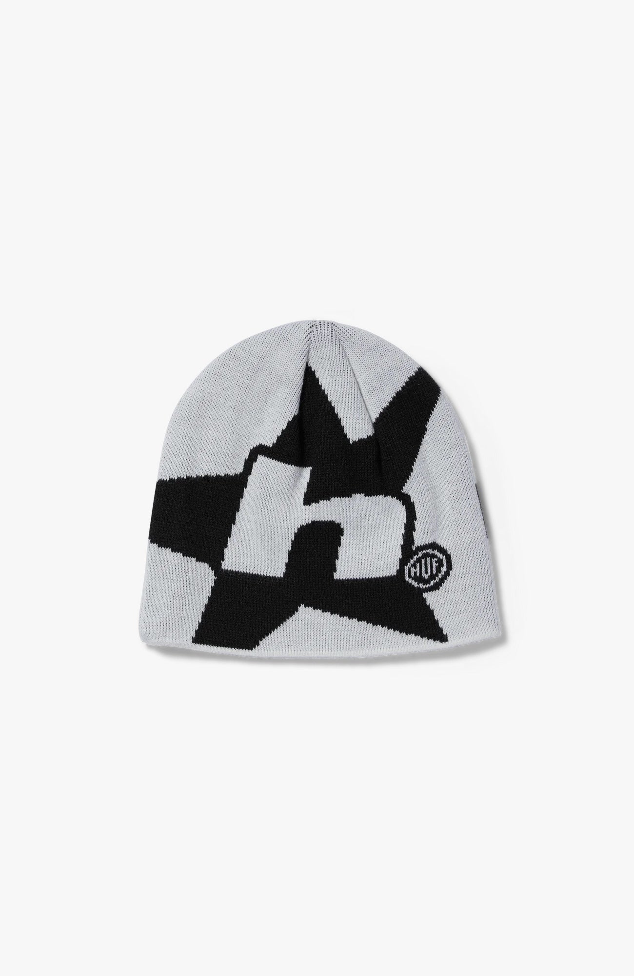 HUF - H Star Skull Beanie | White