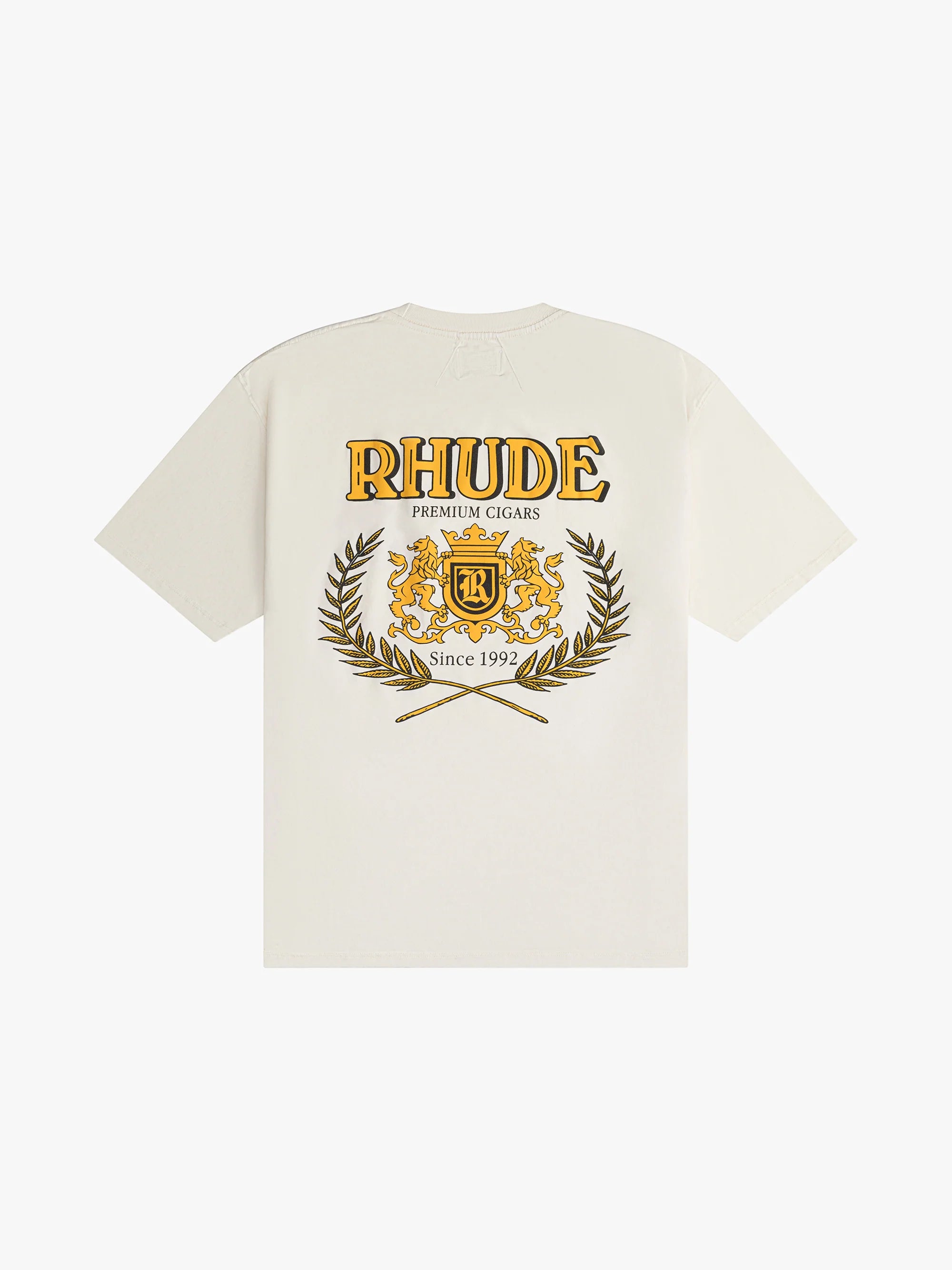 RHUDE - CRESTA CIGAR TEE | VINTAGE WHITE