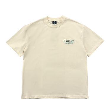 Culture Heritage - T-shirt à logo classique | Crème/Vert