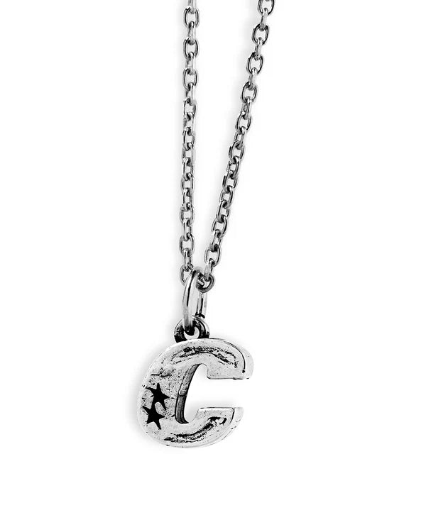 TwoJeys - C Necklace | Silver