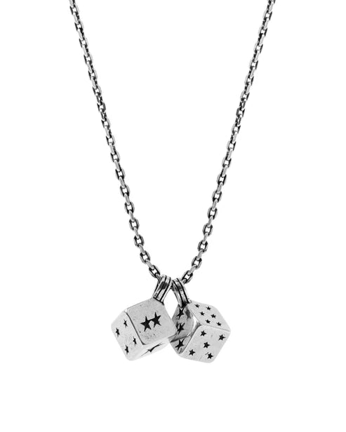 TwoJeys - Dice Necklace | Silver
