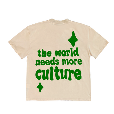 Culture Heritage - World Culture Tee | Cream Green
