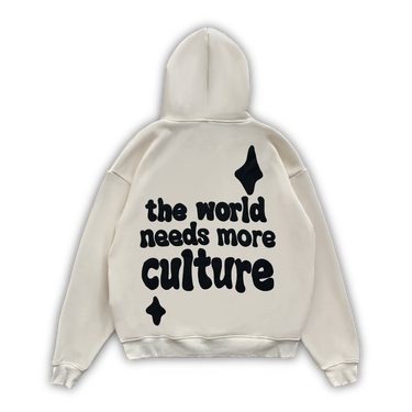 Culture Heritage - World Culture Hoodie | Cream Black