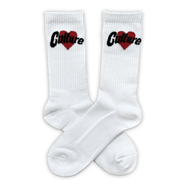 Culture Heritage ‘Lovers’ Socks White - Single Pair