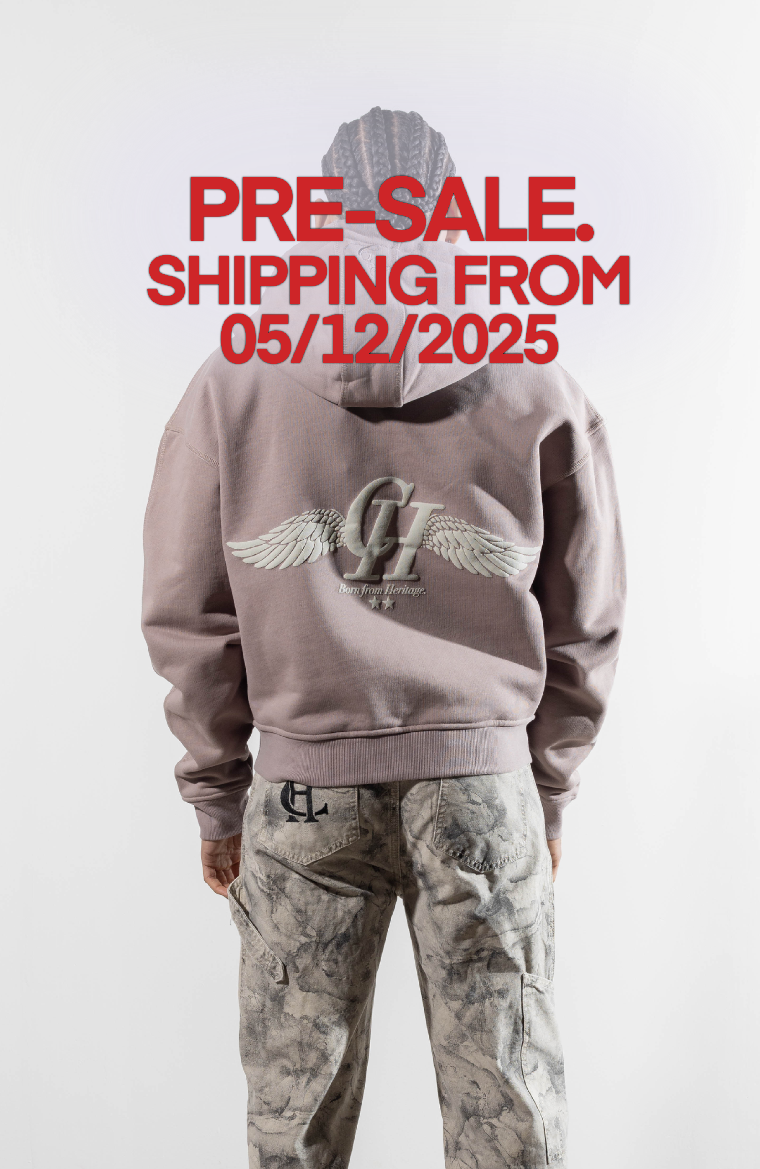 Culture Heritage - Ascension Heavyweight Zip Hoodie | Rose Taupe