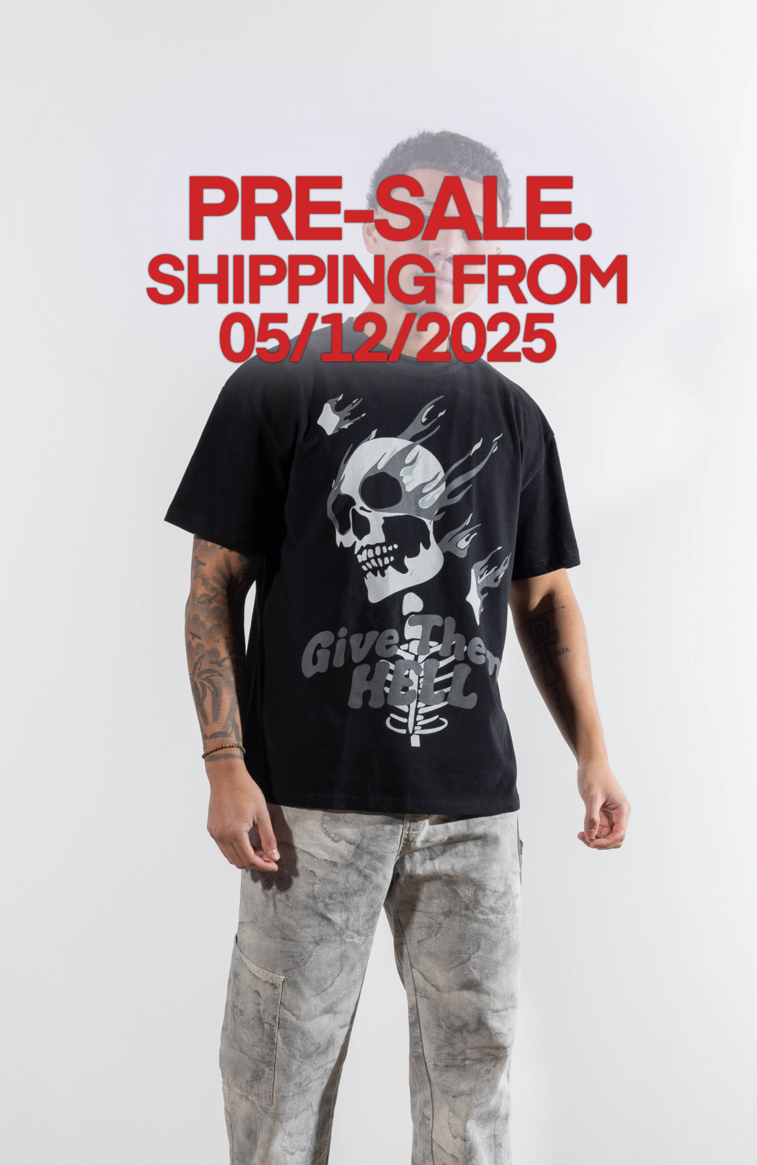 Culture Heritage - Give them Hell Tee | Black