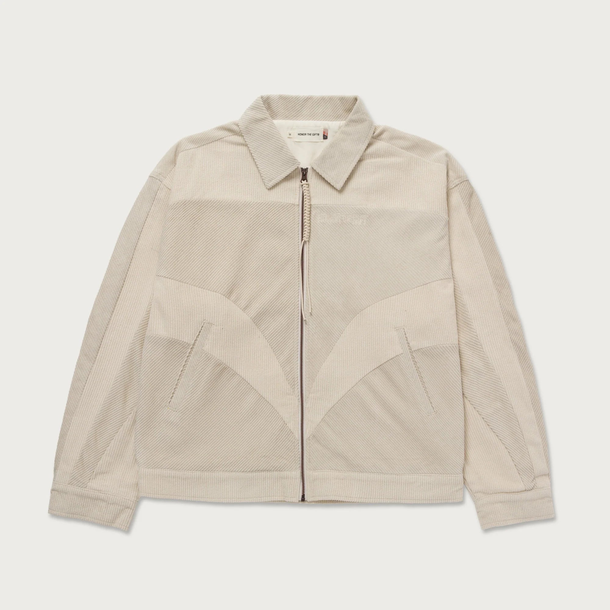 HTG - Corduroy Zip Jacket | Bone