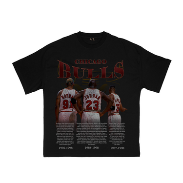 Vintage Roots - 'Bulls Dynasty' Tee | Black