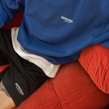 Represent Clo - Shorts de malla Owners Club | Negro