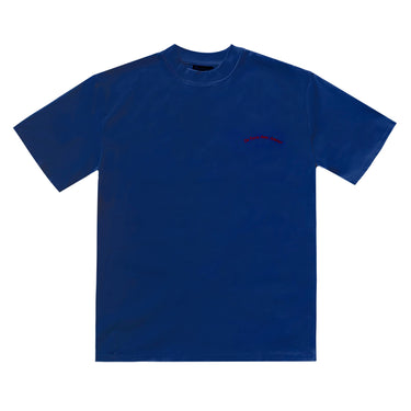 Heavyweight ‘With Love’ Tee | Cobalt & Red